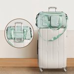 Personifierad Födelse Blomma Namn Stor Resväska Duffle Bag med flera fack och axelrem Tillbaka till skolan Födelsedagspresent för kvinnor Flicka