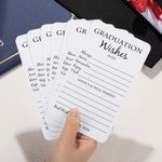 Lot de 15 cartes de vœux de fin d'études personnalisées avec nom et année Cadeau de fin d'études pour les diplômés