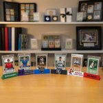 Personalized Multicolor Logo Text Adjustable Card Display Stand Desk Decor Gaming Convention Card Collecting Gift for Card Collector Streamer