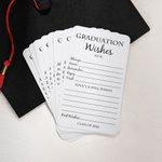 Lot de 15 cartes de vœux de fin d'études personnalisées avec nom et année Cadeau de fin d'études pour les diplômés