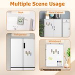 Segnalibro magnetico personalizzato in pelle PU a più fiori con nome Regalo di Natale e compleanno per gli amanti della lettura