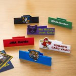 Personalized Multicolor Logo Text Adjustable Card Display Stand Desk Decor Gaming Convention Card Collecting Gift for Card Collector Streamer