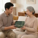 Personalised Chinese-Style Landscape Painting Vegan PU Leather A5 Notebook and Pen Set with Name Birthday New Year Gift for Colleagues Friends Writers