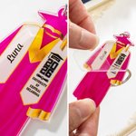 Personalised Graduation Cap Gown Acrylic Keychain with Name and Year Backpack Accessory Graduation Ceremony Gift for Class of 2026 Graduates