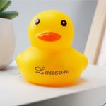 Personalized Funny Graduation Cap Sunglass Bow Rubber Duck with Name Desk Decor Graduation Gift for Graduate