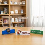 Personalized Multicolor Logo Text Adjustable Card Display Stand Desk Decor Gaming Convention Card Collecting Gift for Card Collector Streamer