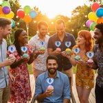 Personligt tecknad ansiktsfoto med flera lager Gradient Heart Cupcake Topper med namn Tårtdekor Födelsedagsfest Planering Present för familj Vänner