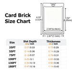 Personalized Multicolor Logo Text Adjustable Card Display Stand Desk Decor Gaming Convention Card Collecting Gift for Card Collector Streamer