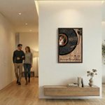 Personalized Vinyl Record Song Lyrics Print Photo Giclee Canvas Prints Home Decor Ship from USA Anniversary Wedding Gift for Newlyweds Couple