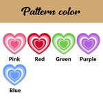 Personligt tecknad ansiktsfoto med flera lager Gradient Heart Cupcake Topper med namn Tårtdekor Födelsedagsfest Planering Present för familj Vänner