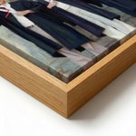 Personalized Graduation Portrait Framed Canvas Print with Name Home Decor Ship from USA Graduation Gift for Graduates