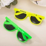 Gafas de sol multicolores personalizadas con nombre y dato set de 10 piezas de boda y despedida de soltera regalo de fiesta para amigos
