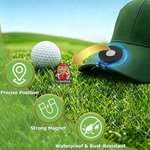 Personalized Cartoon Character Face Photo Golf Ball Marker Magnetic Hat Clip with Name Birthday Game Day Gift for Golf Lover