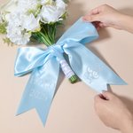 Personalised Multi-Colour Glitter Monogram Prom Bouquet Sash with Name and Year Ribbon Wrap Homecoming Graduation Gift for Girls Graduates
