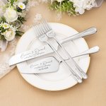Personalisiertes Tortenbesteck Set zur Hochzeit mit Wunschgravur | Tortenheber und Tortenmesser | Hochzeit Jahrestag Geschenk für Braut und Bräutigam