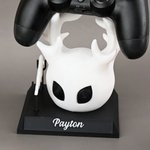 Support électronique personnalisé avec nom pour chevalier cornu Décoration de bureau Journée de jeu Cadeau d'anniversaire pour joueur Amoureux du jeu