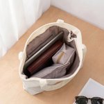 Personalised Multi-Colour Large Capacity Corduroy Tote Bag with Name Daily Use Birthday Gift for Friend Bridesmaid