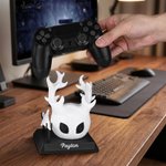 Support électronique personnalisé avec nom pour chevalier cornu Décoration de bureau Journée de jeu Cadeau d'anniversaire pour joueur Amoureux du jeu