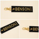 Porte-clés de ceinture de Taekwondo brodé personnalisé avec nom Cadeau d'anniversaire pour les amateurs de Taekwondo