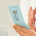 Personlig fødselsblomst tegneserie jente bærbar LED sminkespeil med navn bursdag morsdag jubileumsgave til henne