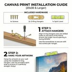 Personalizada de dibujos animados de estilo gótico de fotos Giclee Impresiones en lienzo Decoración del hogar Enviar desde EE.UU. Aniversario de Halloween de regalo para la familia