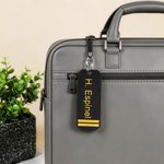 Gepersonaliseerde piloot epaulet ontwerp PLA sleutelhanger met tekst dagelijks gebruik zakenreis geschenk voor piloten