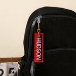 Porte-clés de ceinture de Taekwondo brodé personnalisé avec nom Cadeau d'anniversaire pour les amateurs de Taekwondo
