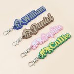 Porte-nom de lutte multicolore personnalisé avec impression en 3D Porte-nom Retour à l'école Sac d'équipement d'équipe de sport Cadeau pour les jeunes
