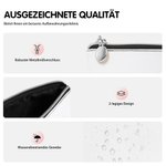 Personalisierte Karo-Kosmetiktasche im Vintage-Stil | mit Geburtsblume und Namen | Muttertag Geburtstag Geschenk für Mutter Frau
