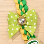 Personalized Polka Dot Bow Rhinestone Two-Colored Braided Graduation Ribbon Lei with Texts Graduation Party Gift for Graduates