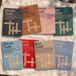 Personalized Crossword Puzzle A5 Journal Notebook with Title Text and Name Daily Use Birthday Gift for Teammates Colleagues