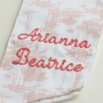 Personalisierte gestickten Namen rosa Bogen Stirnband Schärpe Set Mutterschaft Fotografie Prop Baby Dusche Geschenk für neugeborene Mutter