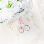 Ruban multicolore vintage personnalisé avec photo ou texte - Cadeau fiançailles et mariage pour la mariée et le couple