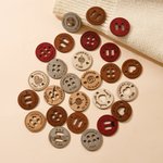 Personalized Handmade with Love Leather Button Set of 10 Clothing Hat Labels with Engraved Name Birthday Gift for Knitting Crocheting Lovers