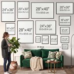 Personalizada de dibujos animados de estilo gótico de fotos Giclee Impresiones en lienzo Decoración del hogar Enviar desde EE.UU. Aniversario de Halloween de regalo para la familia