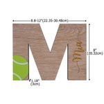 Ballon personnalisé en forme de lettre Décoration de bureau avec nom Décoration de maison Cadeau de fin de saison pour joueur amateur de sport