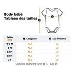 Body bébé ou T-shirt adulte 100 % coton personnalisé avec noms et motif d'animal - Cadeau de fête des Mères pour nouvelle maman et bébé nouveau-né