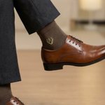 Personaliserte broderte monogram 100% bomullssokker for menn med navn Bryllupsfestgave til forretningsmann Officer Groomsman Groom