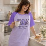 Personalisierte Gänseblümchen Titel Multicolor Lounge Pyjamas Nachthemd mit 1-16 Namen und Taschen täglich tragen Geburtstag Muttertag Geschenk für Oma Mom