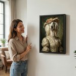 Personalized Funny Oil Painting Style Renaissance Royal Dog Cat Portrait Canvas Prints Home Decor Ship from USA Housewarming Gift for Pet Lovers