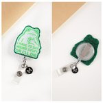 Henkilökohtainen minun täytyy sanoa outoja asioita tai kuolen hauska sammakko Badge Lanyard kanssa Initial Hoitajien päivä Opettajien päivä lahja opettajalle Sairaanhoitaja