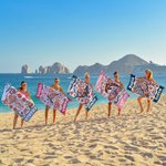 Gepersonaliseerd Strandlaken met Oceaandierenpatroon Extra Groot Sneldrogend met Naam Strandaccessoire en Verjaardagscadeau voor Vrienden en Familie