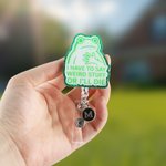Henkilökohtainen minun täytyy sanoa outoja asioita tai kuolen hauska sammakko Badge Lanyard kanssa Initial Hoitajien päivä Opettajien päivä lahja opettajalle Sairaanhoitaja