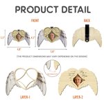 Personalised Guardian Angel Photo Car Visor Clip with Text Car Accessory Meaningful Sympathy Gift for Loss of Loved One