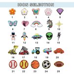 Personalisierte 1-7 niedlichen Element Hand Patch Kind lange Jeansjacke mit Namen täglichen Leben Outfit Geburtstag Baby Dusche Geschenk für Mädchen Jungen