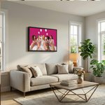 Personalised Minimalist Bestie Photo Giclee Canvas Prints Ship from USA Home Decor Housewarming Birthday Gift for Sisters Friends