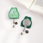 Henkilökohtainen minun täytyy sanoa outoja asioita tai kuolen hauska sammakko Badge Lanyard kanssa Initial Hoitajien päivä Opettajien päivä lahja opettajalle Sairaanhoitaja
