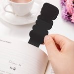 Personalised Bright Floral Doodle Name Magnetic Bookmark Clips with Card Birthday Back to School Gift for Book Lovers Readers