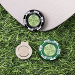 Marcador de Lector de Golf Personalizado Clip Magnético para Sombrero con Nombre Campo de Golf Uso Cumpleaños Aniversario Día del Juego Regalo para Amante de los Jugadores de Golf