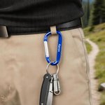 Henkilökohtainen monikäyttöinen kaiverrettu nimi Avaimenperä Clip Päivittäinen käyttö Ulkoilu tarvikkeet Lahja ystävälle perheelle